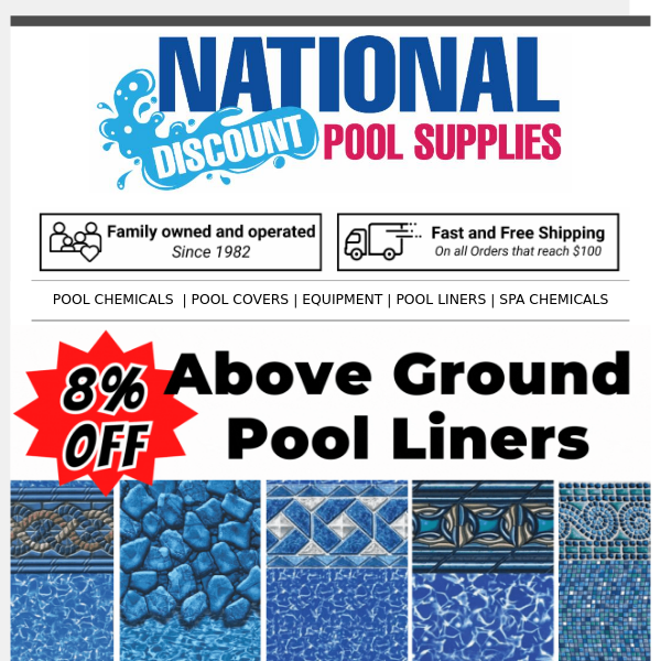 National Discount Pool Supplies - Latest Emails, Sales & Deals