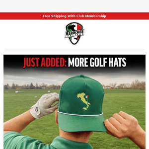 Bonus Golf Hats Added 🧢