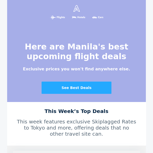 ✈️ Exclusive Manila Flight Deals from $179