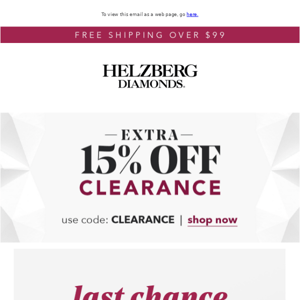 Last chance to get 15% off