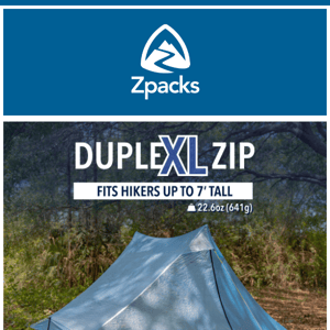 Introducing: The DupleXL Zip ⛺️