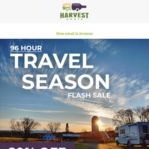 A Travel Season Flash Sale Just for You!