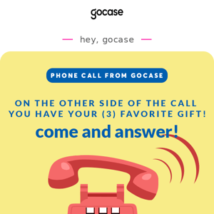 (1) Gocase call with a news ☎️