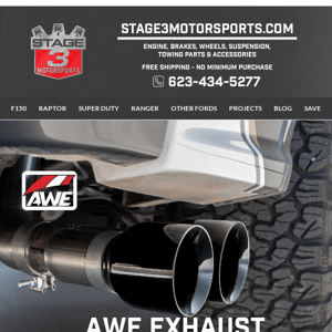 AWE Exhausts Upgrades For Your Ride!