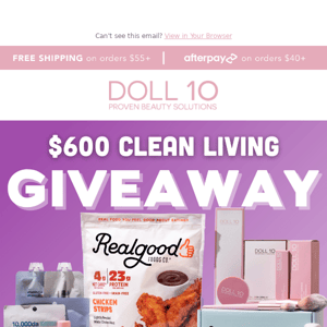 🌟$600 CLEAN LIVING GIVEAWAY!