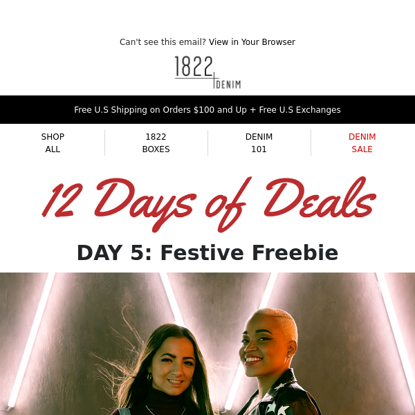 12 Days Of Deals: Stocking swag, on us 🧑‍🎄