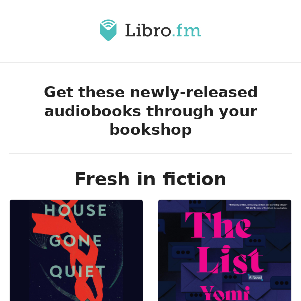 Newly Released Audiobooks 🌟