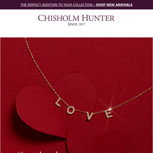 With love from Chisholm Hunter...