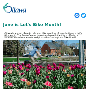 June is Let's Bike Month!