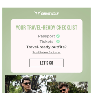 Your Travel Ready Checklist ✅