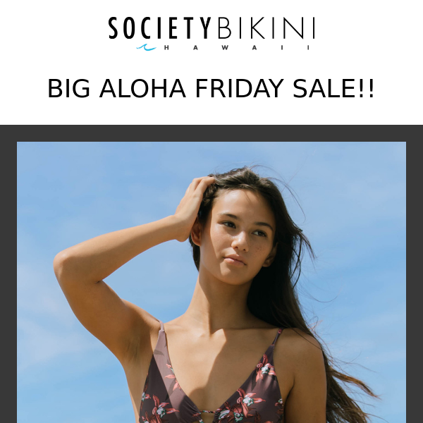 Aloha Friday SALE 20% OFF Site Wide