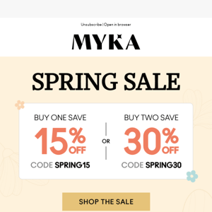🌱 Spring Sale Starts NOW