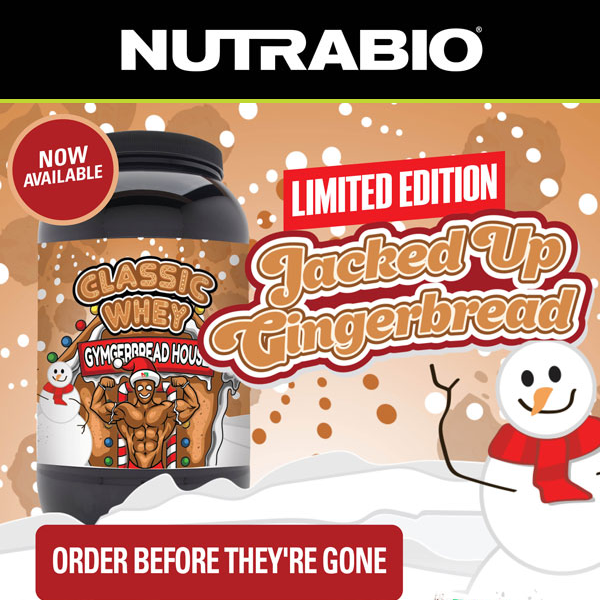 🎁Limited Edition Gingerbread Protein Now Available!