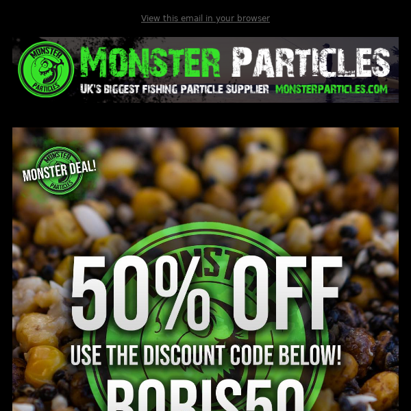 50% Off All Particle!