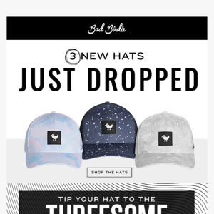 Monday Drop Alert: 3 New Hats!