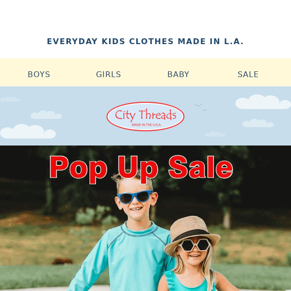 Pop Up Sale Extended : Save 30% Off Sitewide