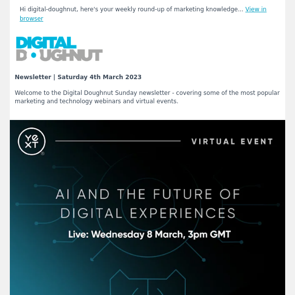 [Newsletter] Webinars and Events: AI, Multilingual Marketing and Digital Engagement