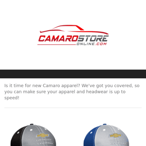 Is It Time For New Camaro Apparel?