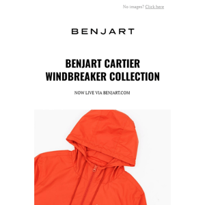 Benjart - Cartier Windbreaker Collection - Now Available Via Benjart.com