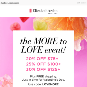 30% OFF, Our Valentine to You 💕