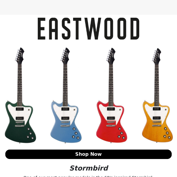 Eastwood Guitars - Latest Emails, Sales & Deals