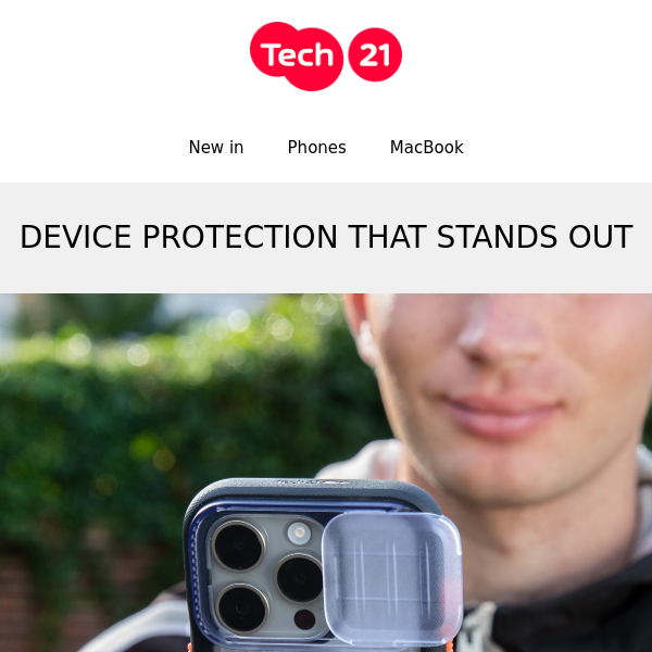 Get Your Device Protection That Stands Out with Tech21! 📱