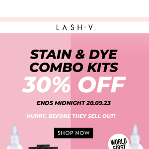 🚨 30% Stain & Dye combo kits🔥 48 hrs only