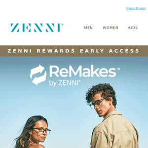 EARLY ACCESS: Introducing ReMakes by Zenni Sustainable Eyewear