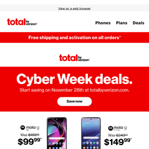 Cyber Week Exclusive: $100 OFF the Moto g 5G.