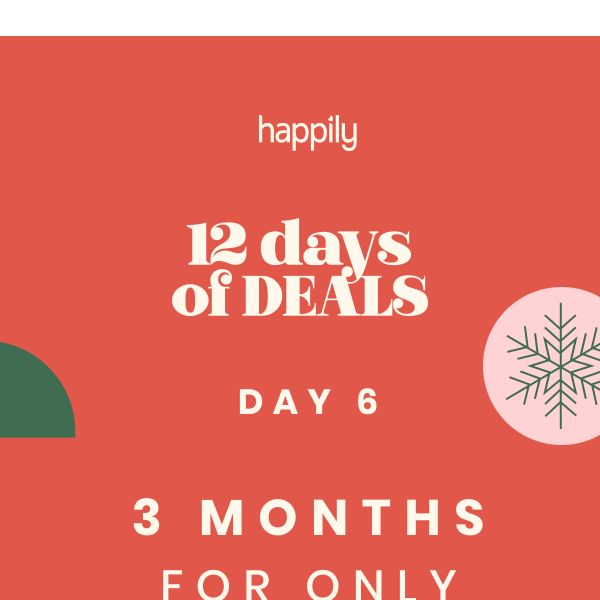 TODAY ONLY: 3 MONTHS FOR JUST $50!🎄