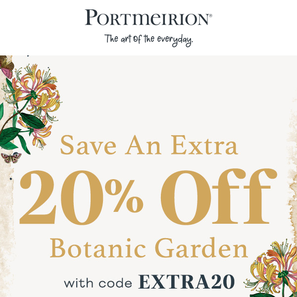 20% Off Selected Botanic Garden