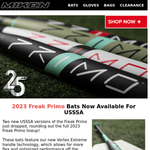 USSSA Primo Bats Just Dropped! 👀