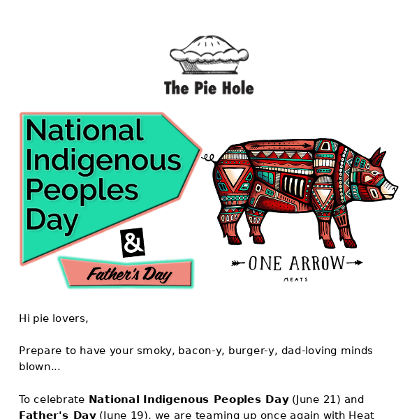 NIPD/Father's Day - One Arrow Double Bacon Pie! 🏹👔