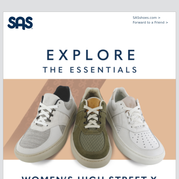 Explore the Essentials – Women’s High Street X
