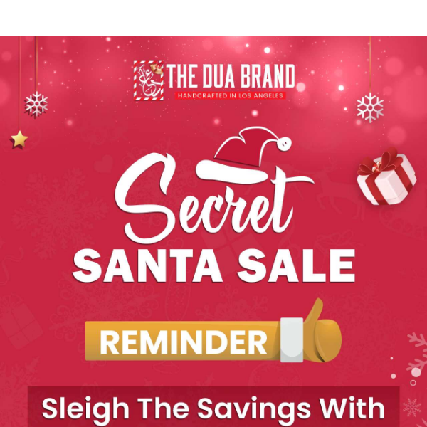 🎅 Ho-Ho-Hurry! Secret Santa Sale Reminder – 30% Off Still Up for Grabs! 🏃‍♂️