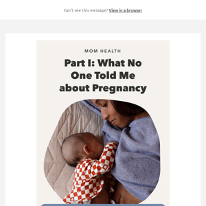 What No One Told Me about Pregnancy