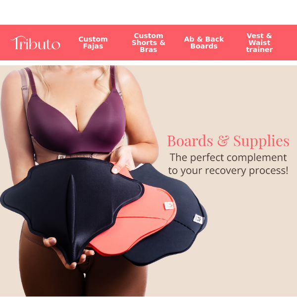 Boost Your Recovery with Tributo's Custom Post-Op Bras! ✨ - Fajas