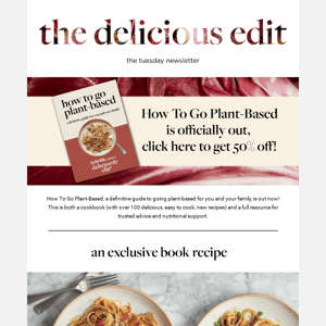 EXCLUSIVE BOOK RECIPE INSIDE: