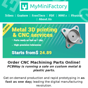 Order CNC Machining Parts Online!