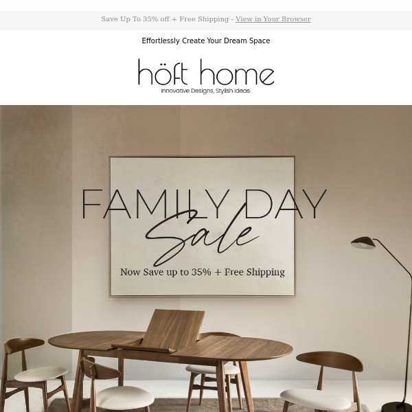 Family Day Sale is happening now...