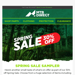 30% Off Spring Sale Sampler, Dakine, Box Components