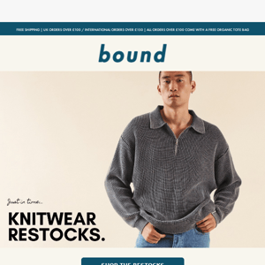 Knitwear Restocks