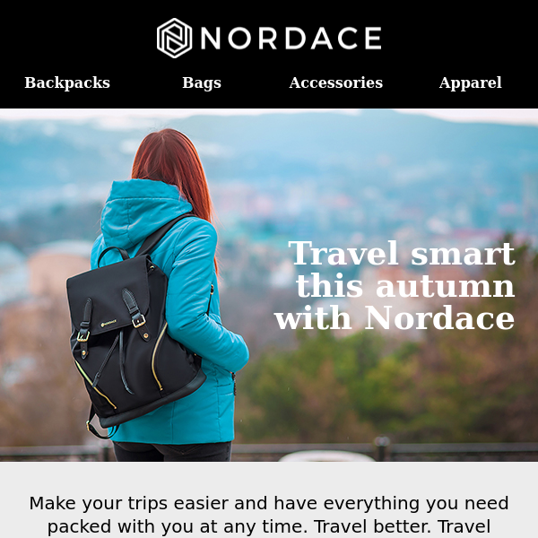 Travel smart this autumn with Nordace