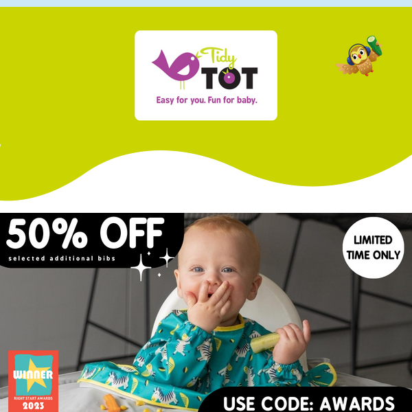 🎉 50% Off Selected Bib & Tray Kit Coveralls! 🎉