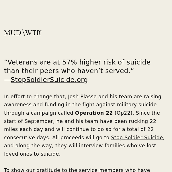 Stop soldier suicide