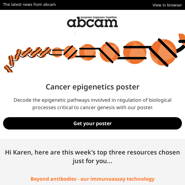 Cancer epigenetics poster, MAPK-ERK pathway, sign up for our CITE-seq webinar