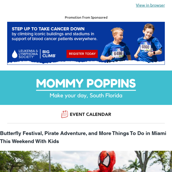 Butterfly Festival, Pirate Adventure, and More Things To Do in Miami This Weekend With Kids