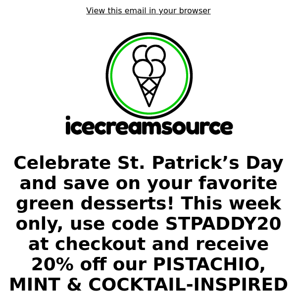 It's your LUCKY DAY! Save 20% TODAY🍀