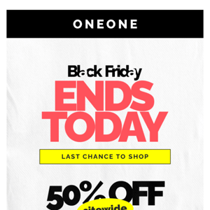 [50% OFF] BLACK FRIDAY ENDS TODAY🚨