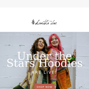 🌟 Under the Stars Hoodies Are LIVE! 🌟